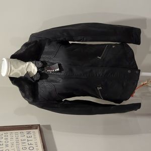NWT Point Zero Vegan Leather Moto jacket